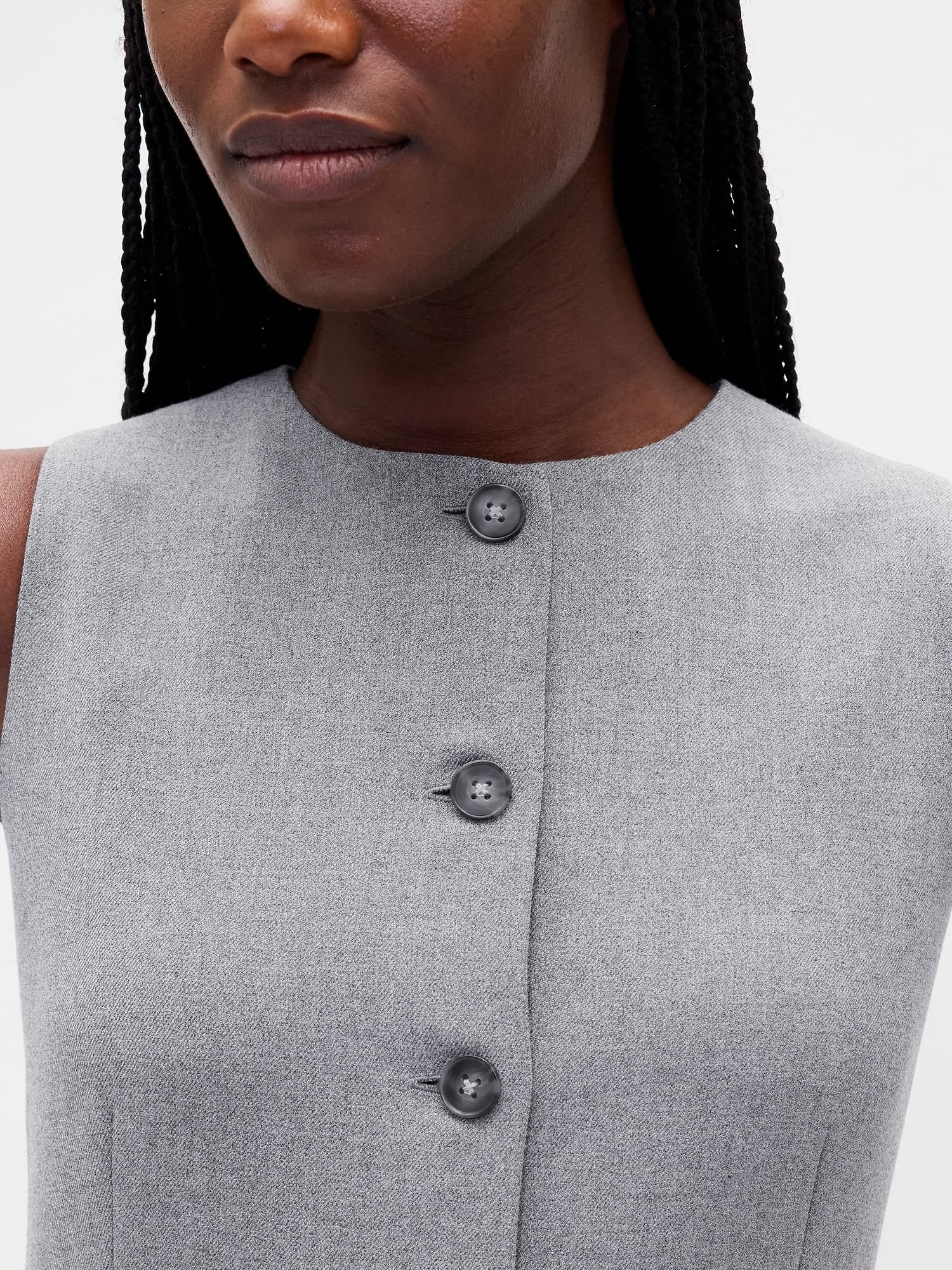 UltraSoft Denim Longline Vest